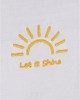 Детска Тениска Let It Shine Sun EMB Tee white 158/164