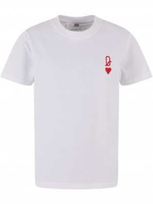 Детска Тениска Queen Card Game EMB Tee white 158/164