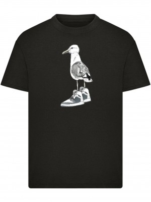Детска Тениска The Seagull Sneakers Tee black 158/164