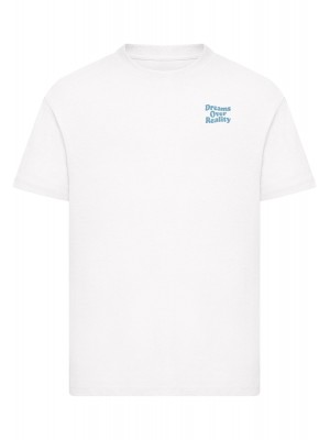 Детска Тениска Dreams Over Reality Wording Tee white 158/164
