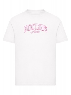 Детска Тениска Everything Is Nice College Style Tee white 158/164