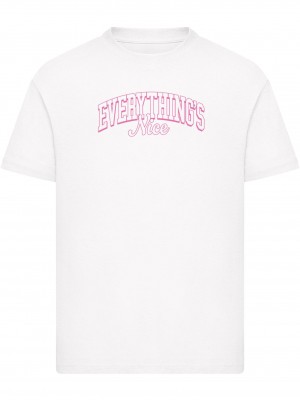 Детска Тениска Everything Is Nice College Style Tee white 158/164