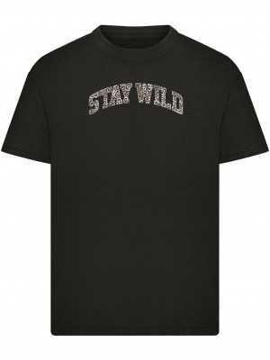Детска Тениска Kids Stay Wild Leo Tee black 158/164