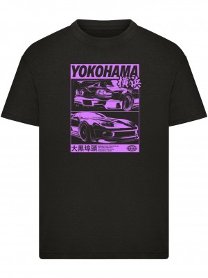 Детска Тениска Kids Yokohama Race Tee black 158/164