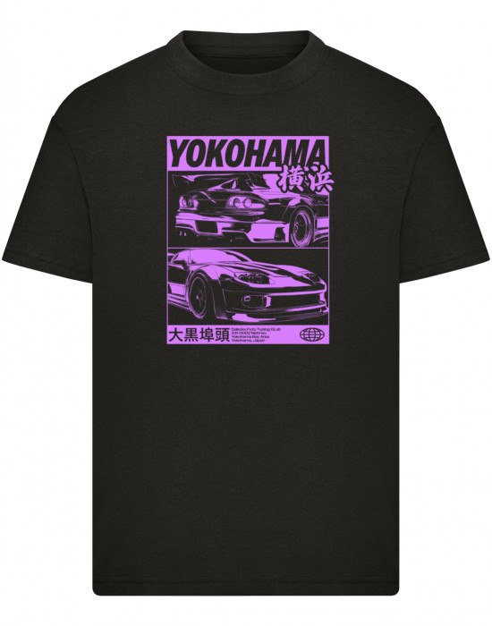 Детска Тениска Kids Yokohama Race Tee black 158/164