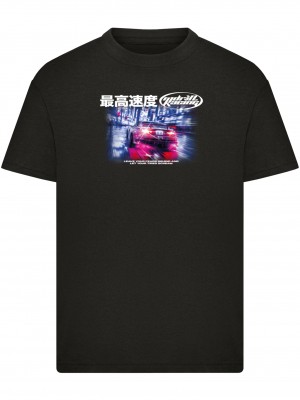 Детска Тениска Kids Drift Racing Tee black 158/164