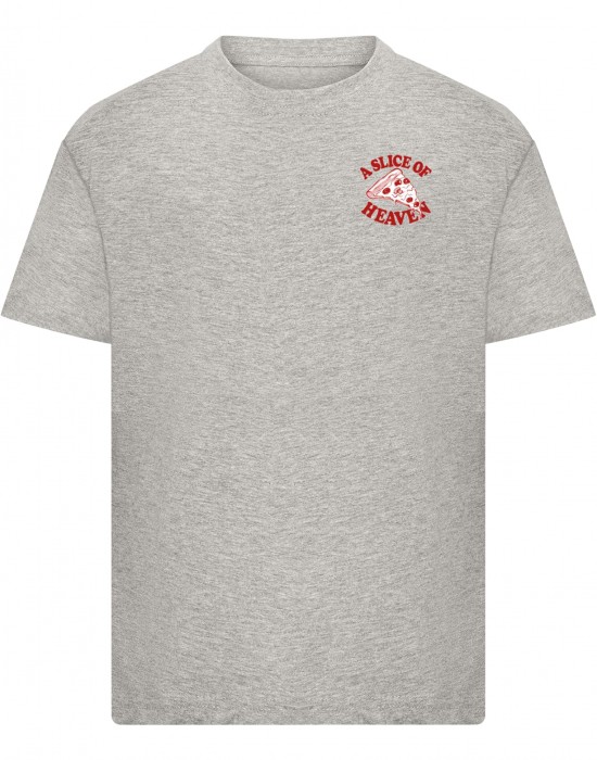 Детска Тениска Kids Slice Of Heaven Pizza Tee heather grey 158/164