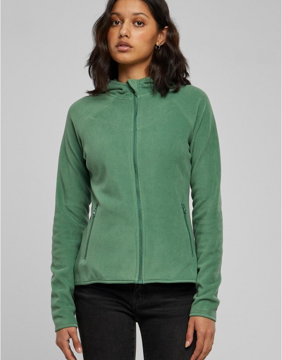 Суичър Ladies Polar Fleece Zip Hoody salvia XXL