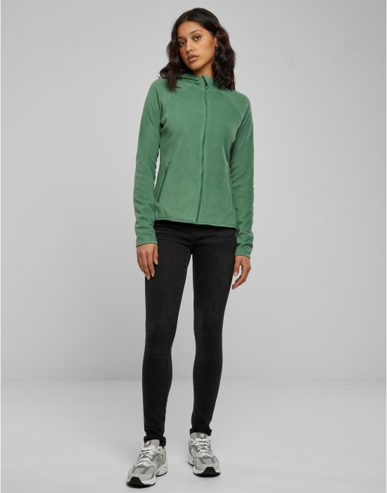 Суичър Ladies Polar Fleece Zip Hoody salvia XXL