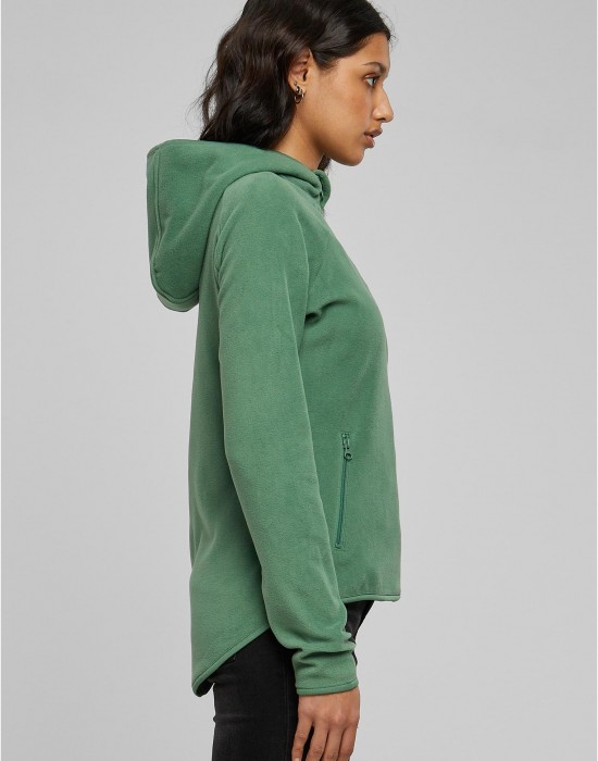 Суичър Ladies Polar Fleece Zip Hoody salvia XXL