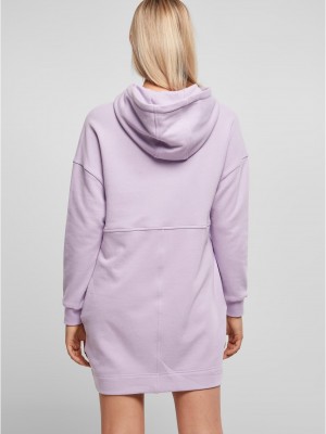 Суичър Ladies Organic Oversized Terry Hoody Dress lilac XXL