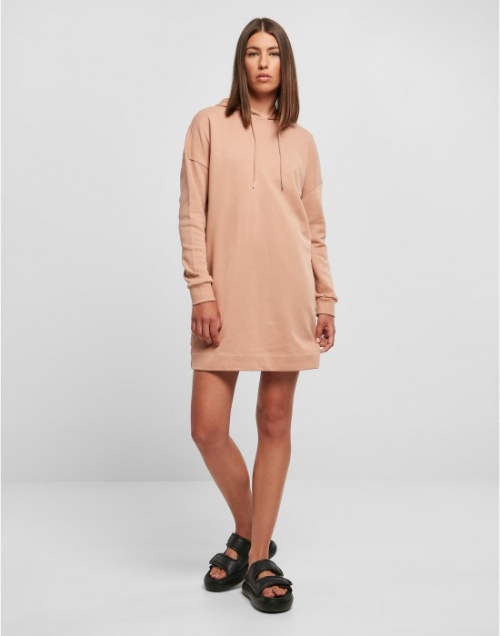 Суичър Ladies Organic Oversized Terry Hoody Dress amber XXL