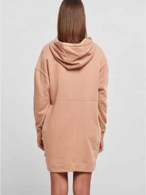 Суичър Ladies Organic Oversized Terry Hoody Dress amber XXL
