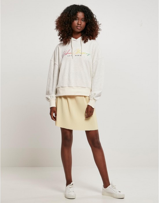 Суичър Ladies Oversized Rainbow Hoody lightgrey XXL