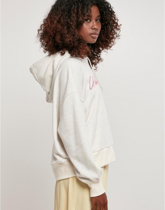 Суичър Ladies Oversized Rainbow Hoody lightgrey XXL