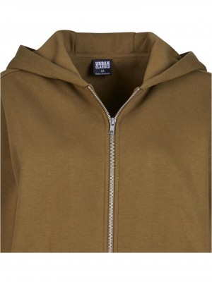 Суичър Ladies Oversized Zip Hoody summerolive XXL