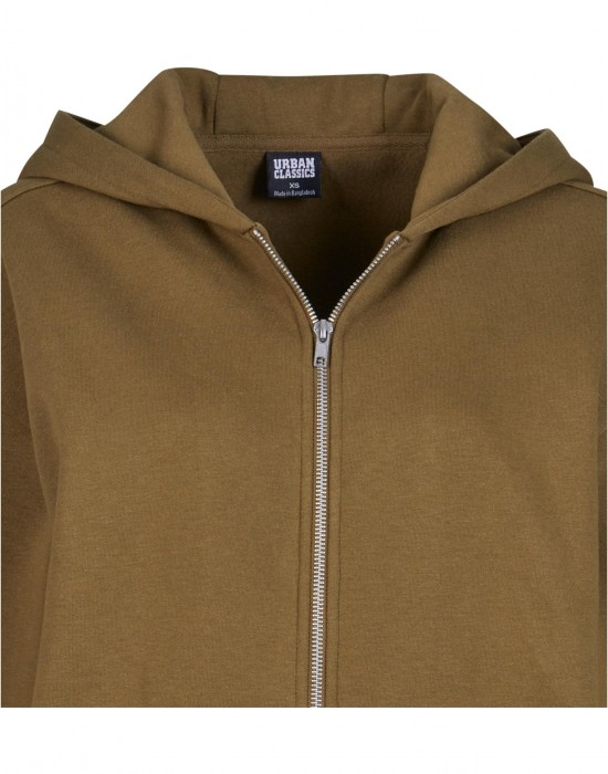 Суичър Ladies Oversized Zip Hoody summerolive XXL