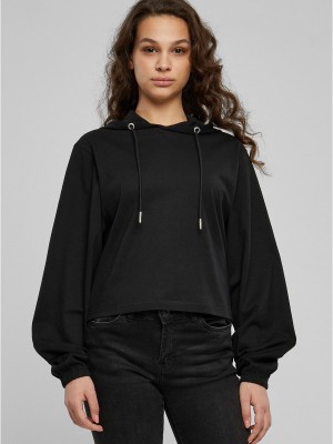 Суичър Ladies Heavy Short Hoody black XS