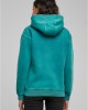 Суичър Ladies Stone Washed Hoody watergreen XXL