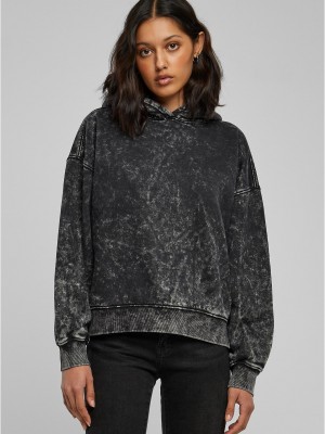 Суичър Ladies Oversized Towel Washed Hoody black XXL