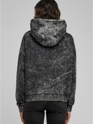 Суичър Ladies Oversized Towel Washed Hoody black XXL