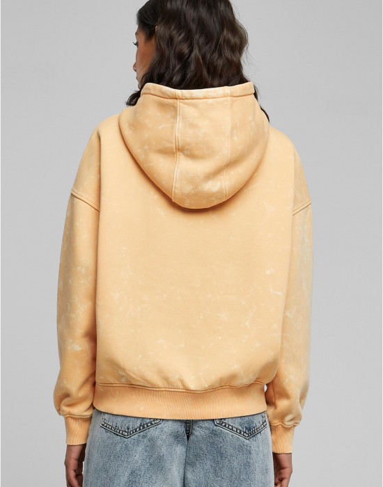 Суичър Ladies Oversized Towel Washed Hoody paleorange XXL