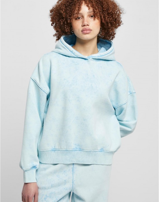 Суичър Ladies Oversized Towel Washed Hoody balticblue XXL