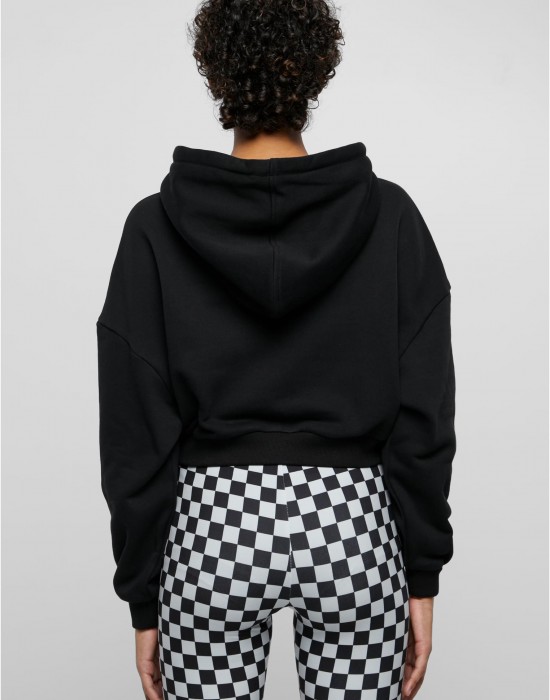 Суичър Ladies Cropped Heavy Hoody black XXL