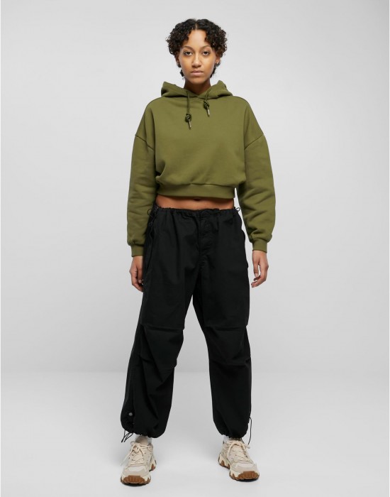 Суичър Ladies Cropped Heavy Hoody summerolive XXL