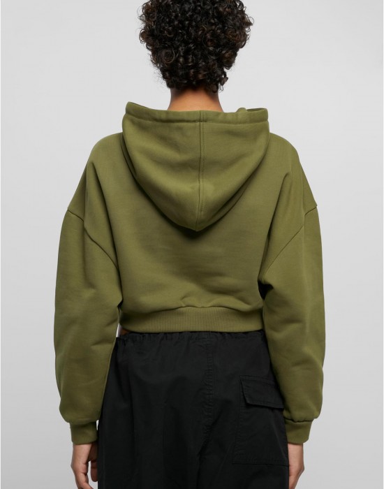 Суичър Ladies Cropped Heavy Hoody summerolive XXL