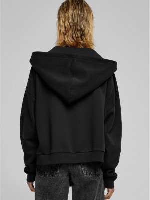 Суичър Ladies Boxy Zip Hoody black XXL