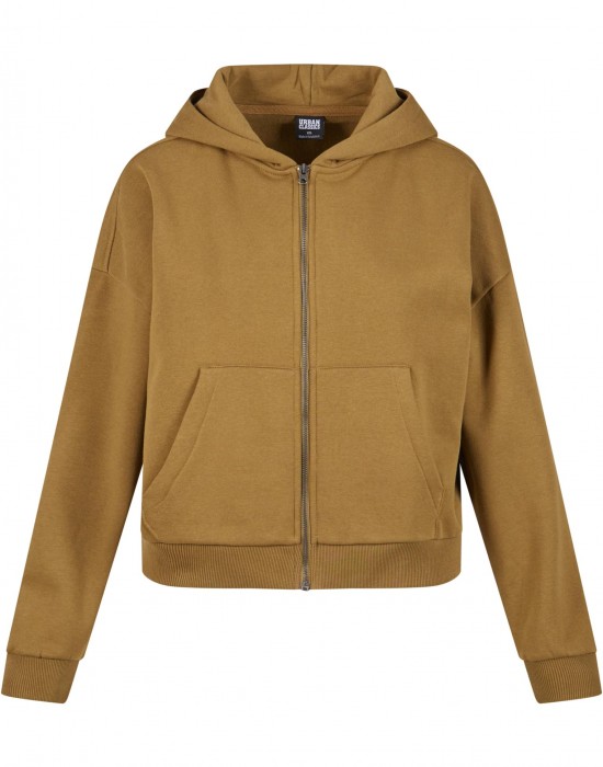 Суичър Ladies Boxy Zip Hoody summerolive XXL