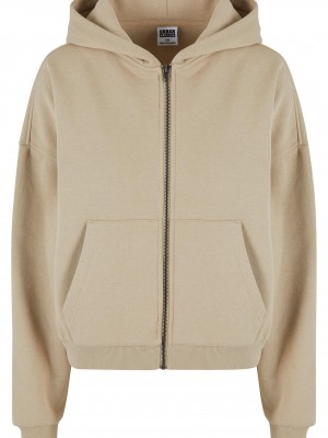 Суичър Ladies Boxy Zip Hoody wetsand XXL