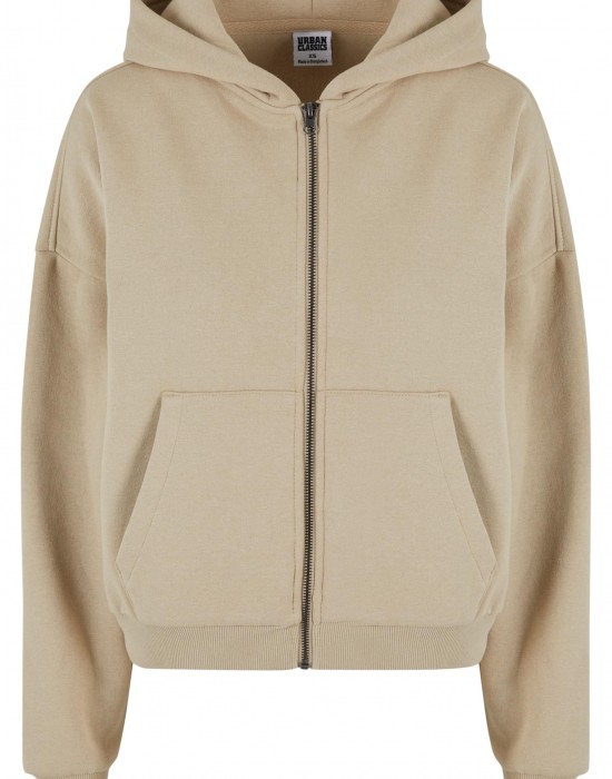 Суичър Ladies Boxy Zip Hoody wetsand XXL