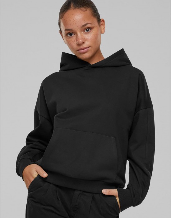 Суичър Ladies Organic Oversized Hoody black XXL