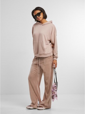 Суичър Ladies Light Terry Oversized Hoodie duskrose XXL