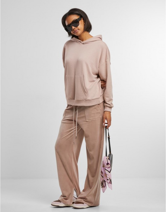 Суичър Ladies Light Terry Oversized Hoodie duskrose XXL