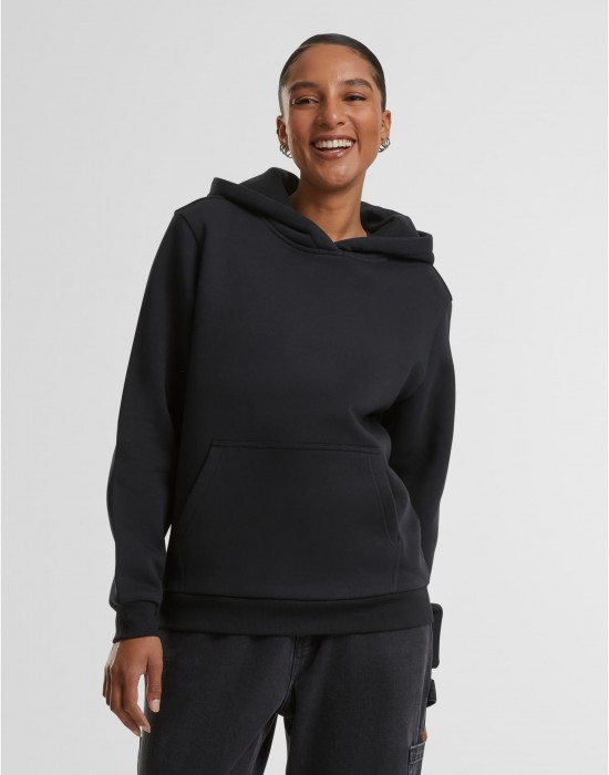 Суичър Ladies Fluffy Hoody black XXL
