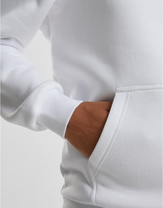 Суичър Ladies Fluffy Hoody white XXL