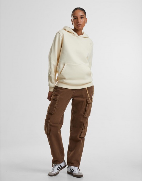 Суичър Ladies Fluffy Hoody whitesand XXL