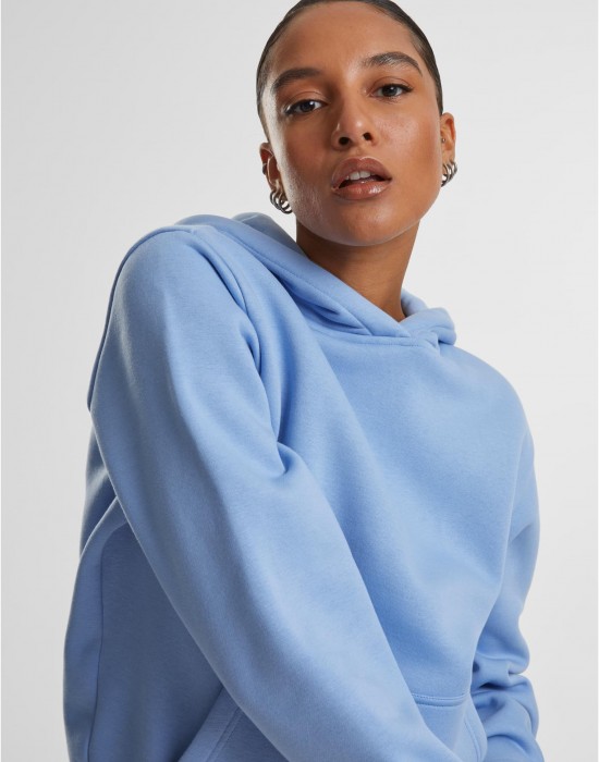 Суичър Ladies Fluffy Hoody powderblue XXL