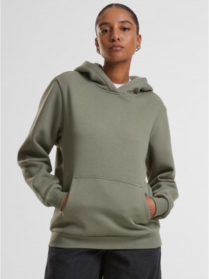 Суичър Ladies Fluffy Hoody paleolive XXL