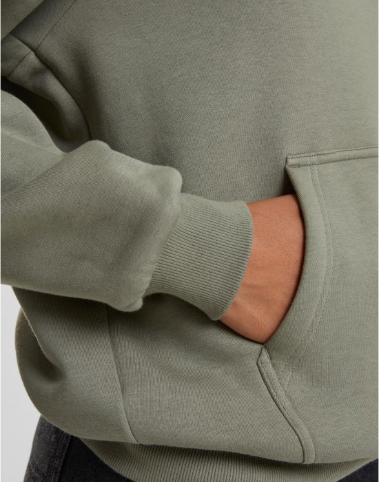 Суичър Ladies Fluffy Hoody paleolive XXL