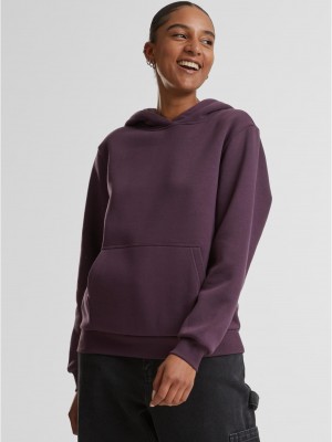 Суичър Ladies Fluffy Hoody plumpurple XXL
