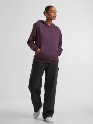 Суичър Ladies Fluffy Hoody plumpurple XXL