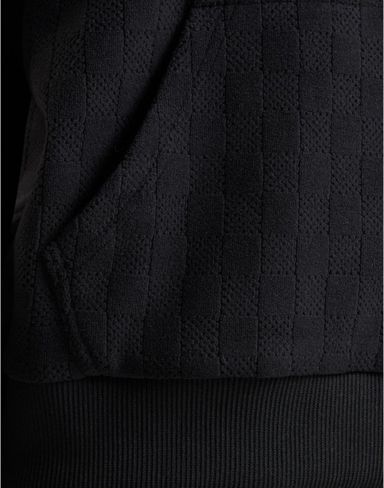 Суичър Ladies Jacquard Velvet Oversized Hoodie black XXL