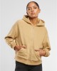Суичър Ladies Jacquard Velvet Oversized Zip Hoody unionbeige XXL
