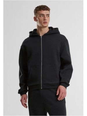 Fluffy Zip Hoody black XXL