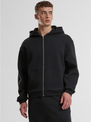Fluffy Zip Hoody black XXL