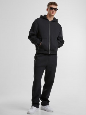 Fluffy Zip Hoody black XXL